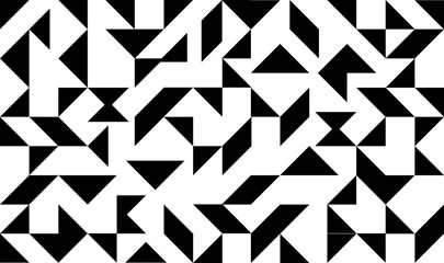 Vector geometric pattern with triangles. Modern stylish abstract background.