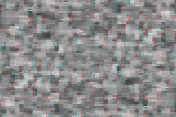 Fototapeta premium grey glitch design effect backdrop texture pattern