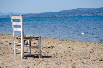 lifeguard chair on the beach