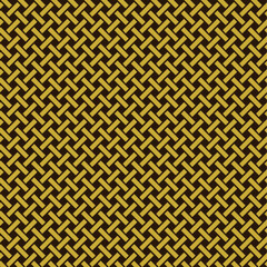Basket Gold Brown Seamless Pattern