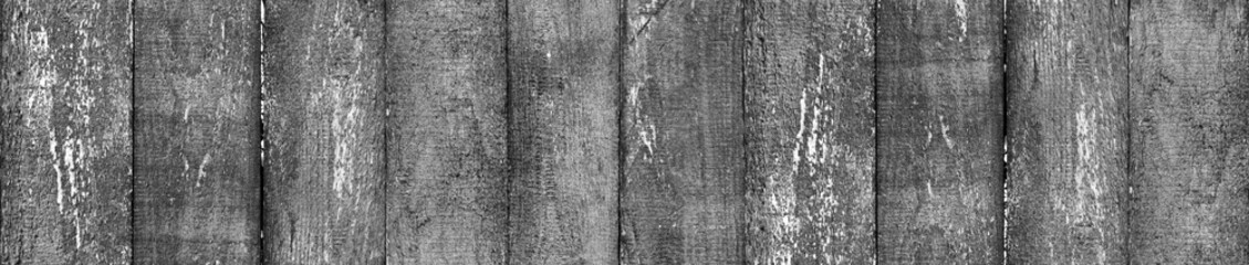 Rustic Fence Barn Wood Background. Isolated Banner Wooden Material. Shabby Front View Wooden Long Panorama.