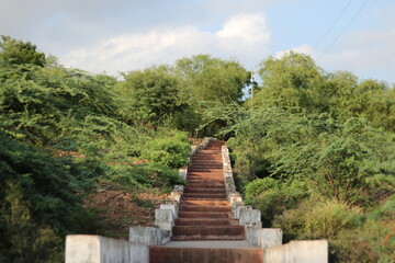 stairway to the heaven going through the nature