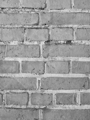 Light Grey Rough Grunge Colorful Brick Wall Background, Seamless Texture. Modern Brickwall Street Art Element Detailed Closeup.