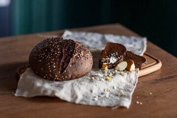 Homemade bread. Food for health