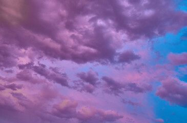 purple clouds