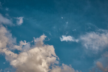 blue sky with clouds