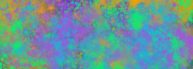 An abstract paint splatter banner background image.