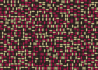 Abstract Geometric Pattern generative computational art illustration