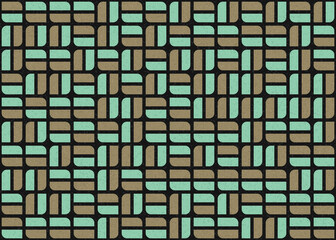 Abstract Geometric Pattern generative computational art illustration