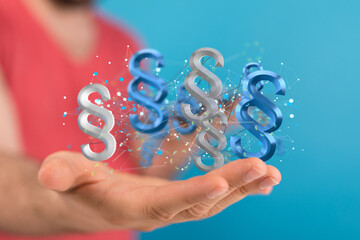 3D rendering law paragraph icons