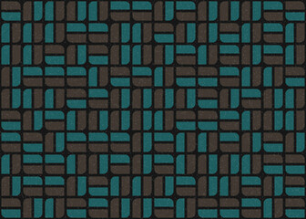 Abstract Geometric Pattern generative computational art illustration