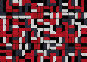 Abstract Geometric Pattern generative computational art illustration