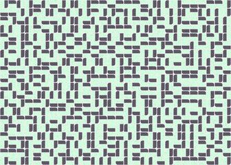 Abstract Geometric Pattern generative computational art illustration