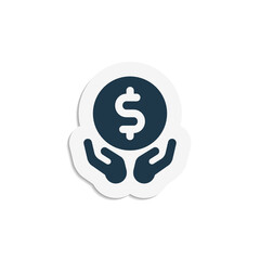 Save Money Dollar - Sticker