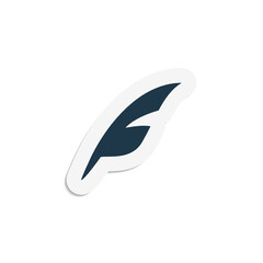 Fototapeta premium Feather - App Icon Button