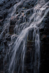 Amazing long exposure of a waterfall in Quebec, Canada