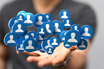 conference team work connection digital concept