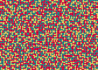 Abstract Geometric Pattern generative computational art illustration