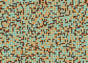 Fototapeta premium Abstract Geometric Pattern generative computational art illustration