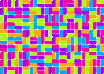 Abstract Geometric Pattern generative computational art illustration