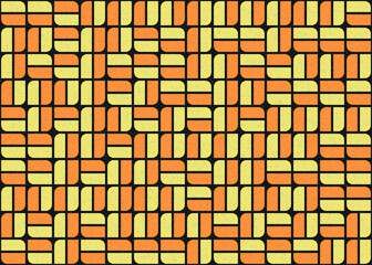 Abstract Geometric Pattern generative computational art illustration