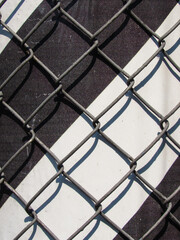 Texture metal grid background