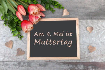 Am 9. Mai ist Muttertag.