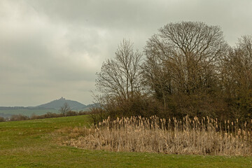 landscape in Thuringia near Wachsenburg