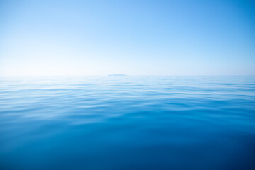 Obraz premium Blue Tones Water Waves Surface as Background