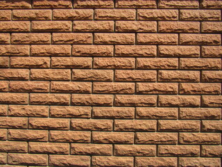 red brick wall, texture