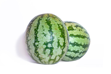 Watermelon isolated on the white background .