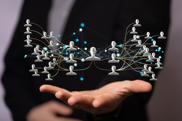 team hierarchy connection group digital