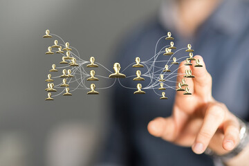 team hierarchy connection group digital