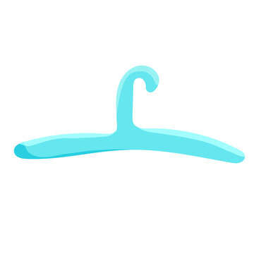 recommend clip art: Hangers for clothes. Wardrobe hanger. Vector illustration