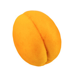 Apricot isolated on white background with clipping path