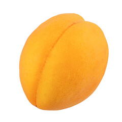 Apricot isolated on white background with clipping path