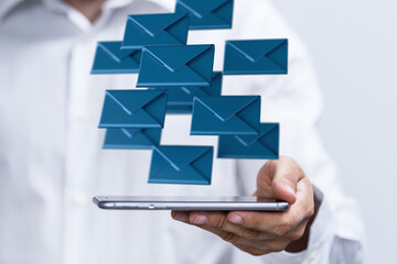 Email Inbox Electronic Communication Graphics Concept