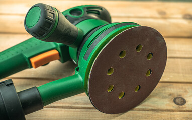 Electric Wood Sander with Round Sandpaper Tips