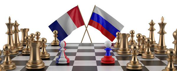 France and Rusia are strategic moves