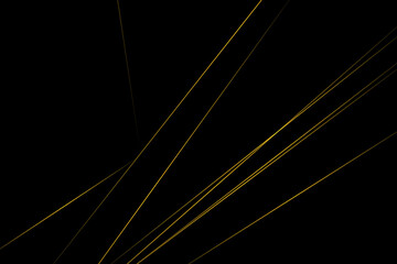 Abstract black with gold lines, triangles background modern design. Vector illustration EPS 10.