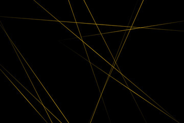 Abstract black with gold lines, triangles background modern design. Vector illustration EPS 10.