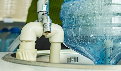 industrial drinking water purification filter connected system
