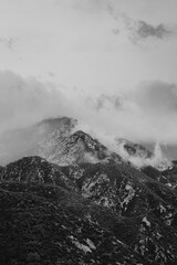 Fototapeta na wymiar San Gabriel Mountains