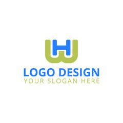 wh logo design professional logo 