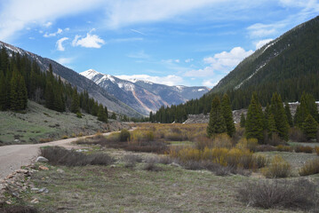 mountains and valleys in Colorado