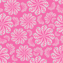 Turkish cucumber seamless pattern. Art design element red stock vector illustration for web, for print, for fabric print, for wallpaper