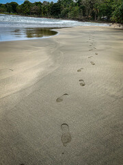 Footprints in the sand