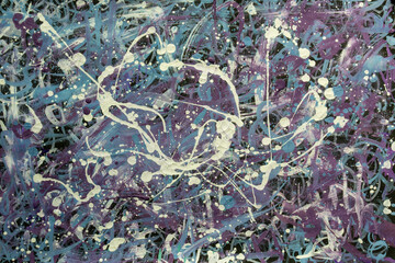 abstract texture paints of different colors white purple blue illustration