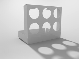 3D Rendering Product Packaging Template