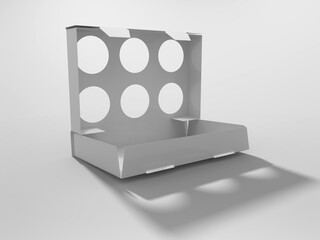 3D Rendering Product Packaging Template